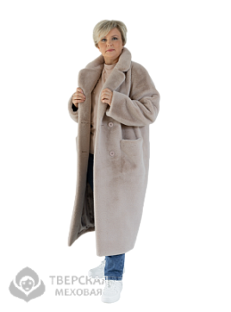 Пальто из эко рекса "Нежность2"